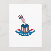 Wahlurne Postkarte (Vorderseite)