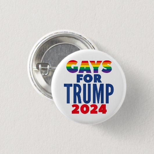 Wahlversprechen für Trump 2024 Button (Vorne & Hinten)