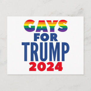 Wahlversprechen für Trump 2024 Feiertagspostkarte