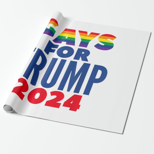 Wahlversprechen für Trump 2024 Geschenkpapier (Ungerollt)
