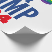 Wahlversprechen für Trump 2024 Geschenkpapier (Ecke)