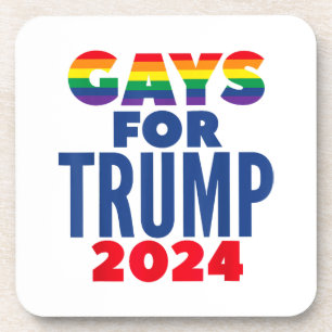 Wahlversprechen für Trump 2024 Getränkeuntersetzer