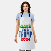 Wahlversprechen für Trump 2024 Schürze (Getragen)