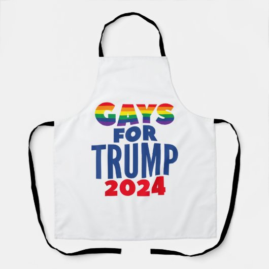 Wahlversprechen für Trump 2024 Schürze (Vorderseite)