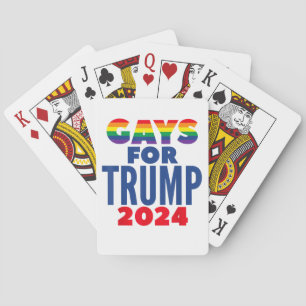 Wahlversprechen für Trump 2024 Spielkarten