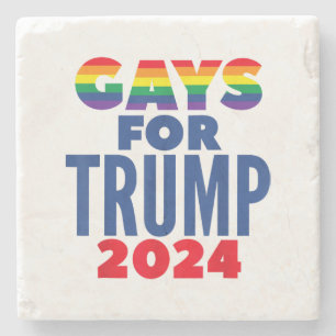 Wahlversprechen für Trump 2024 Steinuntersetzer