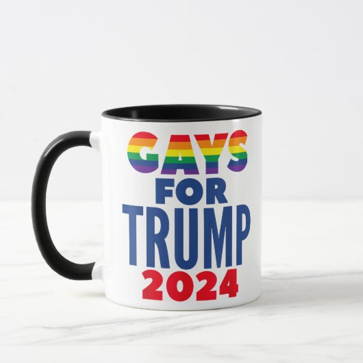 Wahlversprechen für Trump 2024 Tasse (Links)