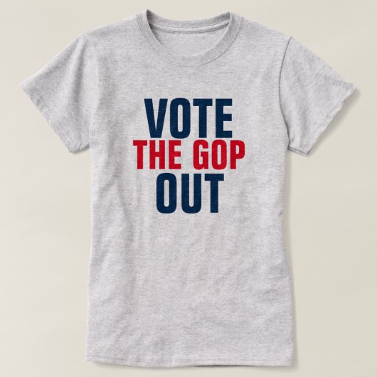 Wahlvorlage für das GOP Out 2020 T-Shirt (Design vorne)