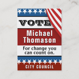 Wahlvorschau Visitenkarte