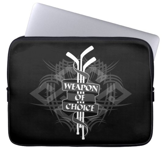 Wahlwaffe (Hockey) Laptopschutzhülle (Vorderseite)