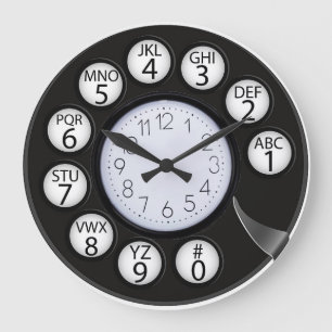 Wählwand Große Wanduhr