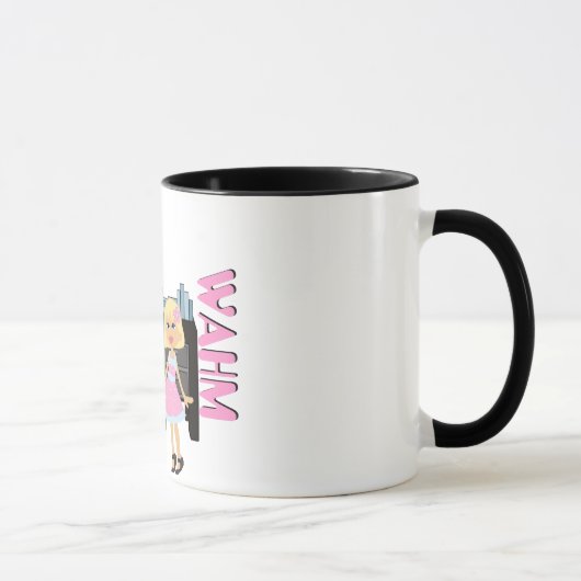 WAHM (Arbeit an Zuhause-Mama) Tasse (Rechts)