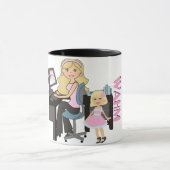 WAHM (Arbeit an Zuhause-Mama) Tasse (Zentrum)