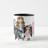 WAHM (Arbeit an Zuhause-Mama) Tasse (Zentrum)