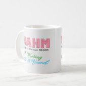 WAHM - "Arbeits-zu Hause Mama" Tasse (Vorderseite Links)