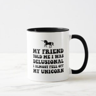 Wahnhaftes Einhorn Tasse