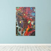 "Wahnsinn ist in der Luft" Leinwanddruck (Insitu (Holzboden))