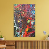 "Wahnsinn ist in der Luft" Leinwanddruck (Insitu (Wohnzimmer))