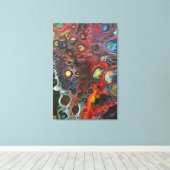 "Wahnsinn ist in der Luft" Leinwanddruck (Insitu (Holzboden))