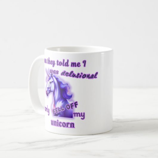 Wahnsinn Kaffeetasse (Vorderseite Links)