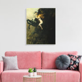 Wahnsinn Leinwanddruck (Insitu (Wohnzimmer))