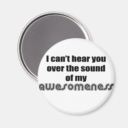 Wahnsinn Magnet (Vorderseite/Rückseite)