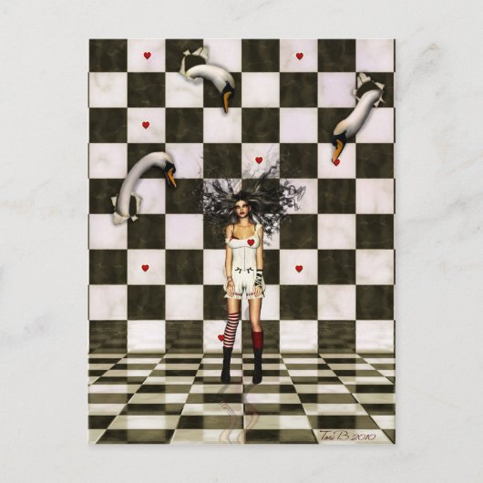 Wahnsinn Postkarte (Vorderseite)