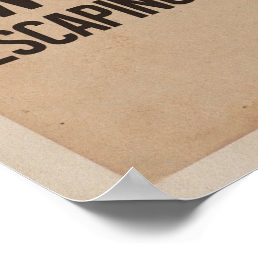 Wahnsinn vom Gesicht Poster (Ecke)