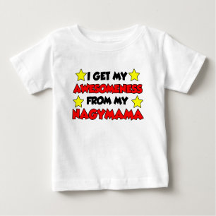 Wahnsinn von Nagymama Baby T-shirt