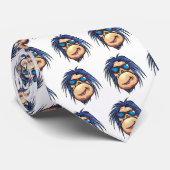 wahnsinnig coole Affengesicht Krawatte (Gerollt)