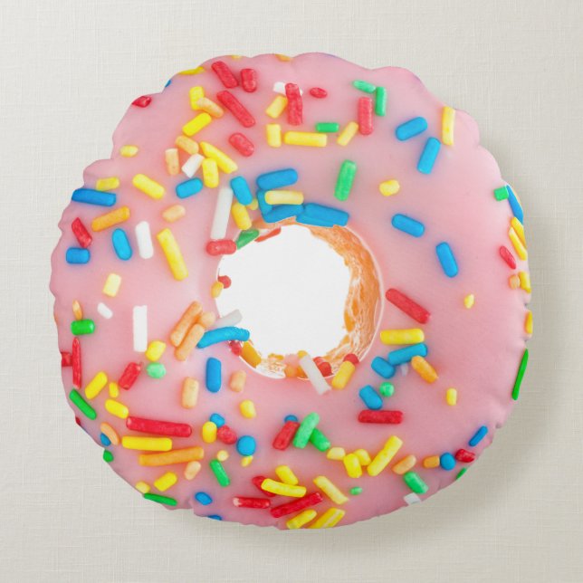 Wahnsinnig dekadent Rund-Doughnut Kissen (Vorderseite)