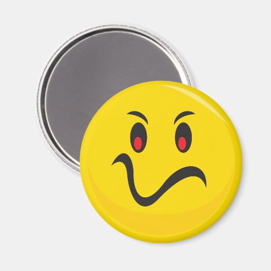 wahnsinnig magnet (Vorderseite/Rückseite)