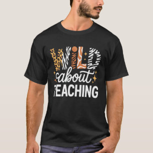 Wahnsinnig nach Lehren Lehrer Leben Erzieher Humor T-Shirt
