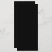 Wahnsinnig schwarz ZOLLBARE Einladungen für Hochze (Vorne/Hinten)