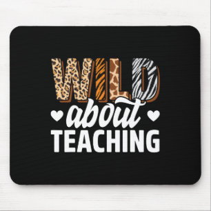 Wahnsinnig Unterricht Lehrer Unterrichten Zurück z Mousepad
