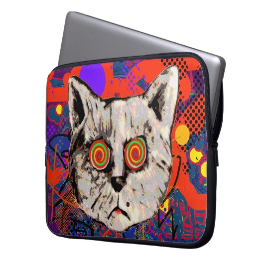 Wahnsinnige Laptopschutzhülle (Vorderseite Links)