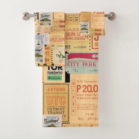 Wahnsinnige phantastische Gestaltung alter Cenima- Badhandtuch Set (Insitu)