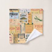 Wahnsinnige phantastische Gestaltung alter Cenima- Badhandtuch Set (Waschlappen)