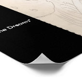 "Wahnsinnige Träume" Poster (Ecke)