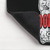 Wahnsinnige Waldmurmeltier-Dame _3 Mousepad (Ecke)