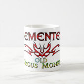 Wahnsinniger alter Zirkus-Affe Kaffeetasse (Mittel)