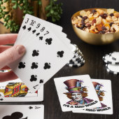 Wahnsinniger Mann ist eine verrückte Fantasiekunst Spielkarten (In Situ)