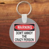 Wahnsinniger Schlüsselanhänger (Vorderseite)