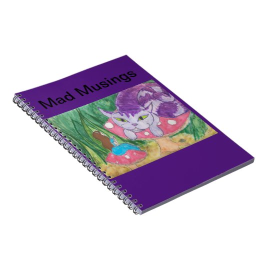 wahnsinniger Tee Notizblock (Rechte Seite)