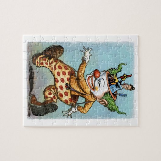 Wahnsinniges Clown-Roboter-Puzzlespiel Puzzle (Horizontal)