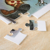 Wahnsinniges Clown-Roboter-Puzzlespiel Puzzle (Seite)