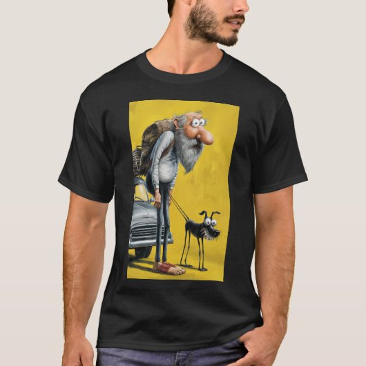 Wahnsinnshund T-Shirt (Vorderseite)