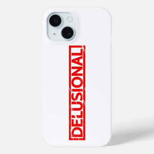 Wahnvorstellung der Briefmarke Case-Mate iPhone Hülle (Rückseite)
