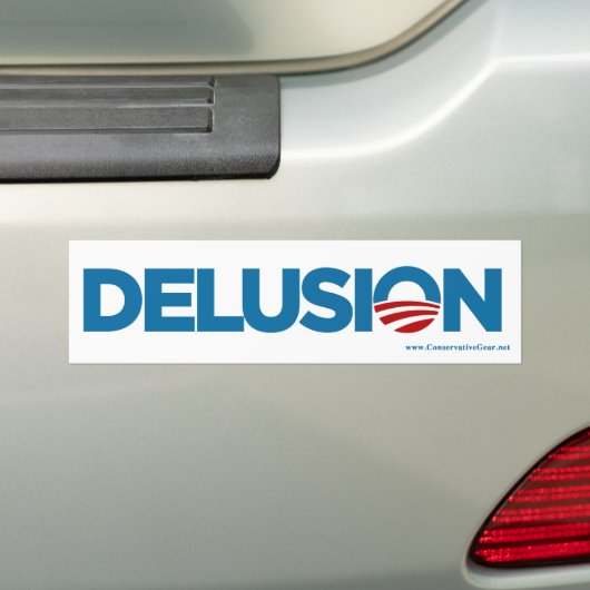 Wahnvorstellung, Obama Autoaufkleber (Auf Auto)