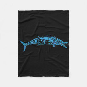 Wahoo-Angeln Native Hawaiian - Hawaiian-Stammes  Fleecedecke